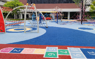 幼兒園塑膠跑道、EPDM塑膠地面