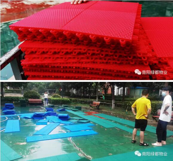 改造進(jìn)行時，施工員在默默工作，小朋友們高興的也幫起忙來啦！
